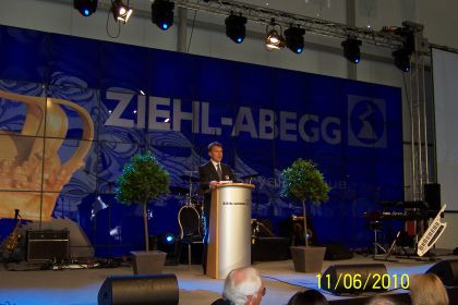 Antriebstechnik: Impressionen zur 100-Jahr-Feier von Ziehl-Abegg Antriebstechnik: Impressionen zur 100-Jahr-Feier von Ziehl-Abegg